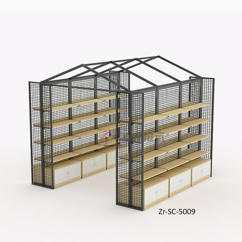 商超钢木货架